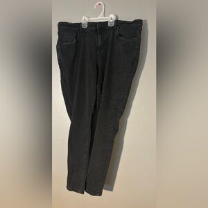 Ava & Viv Women's 20W Black High-Rise Skinny Jeans Plus Size Stretch Denim
